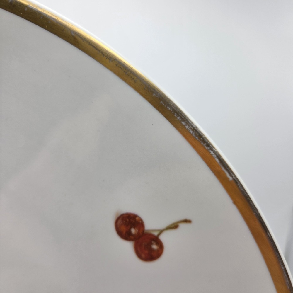 Vintage Jaeger & Co Bavaria E&R Harvest Round 12.5" Platter Grapes Cottagecore - Picture 4 of 8